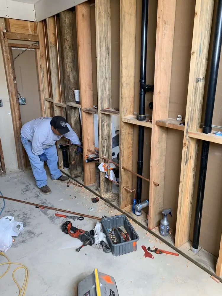 Commercial rough-in plumbing for Gas Line Repair in Manor View